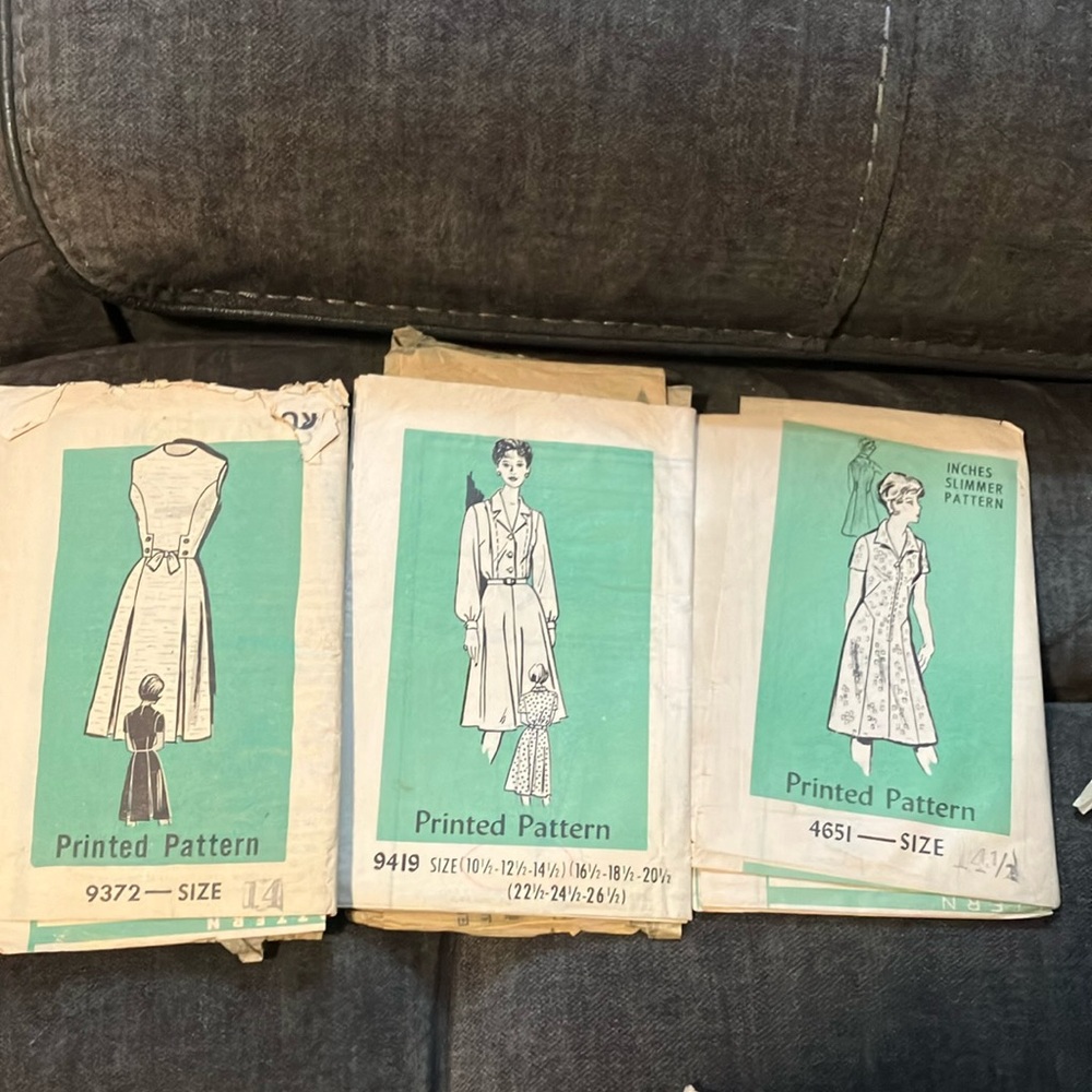 Vintage patterns.